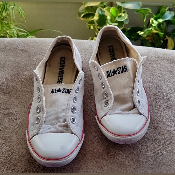 ✨2/$15✨ Shoes: Converse #511534F - NO LACES, Size 5 🛍 Bundle Me! - Picture 2 of 13